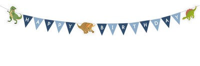 Letterbanner Happy Dinosaur 180cm