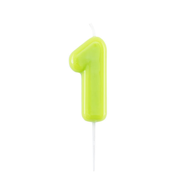 CANDELINA GLOSSY N 1  CM 10.5 LIME C/PIC