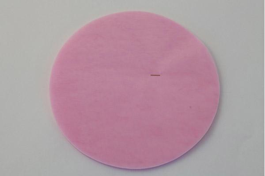 VELO DI FATA TONDO 23CM ROSA